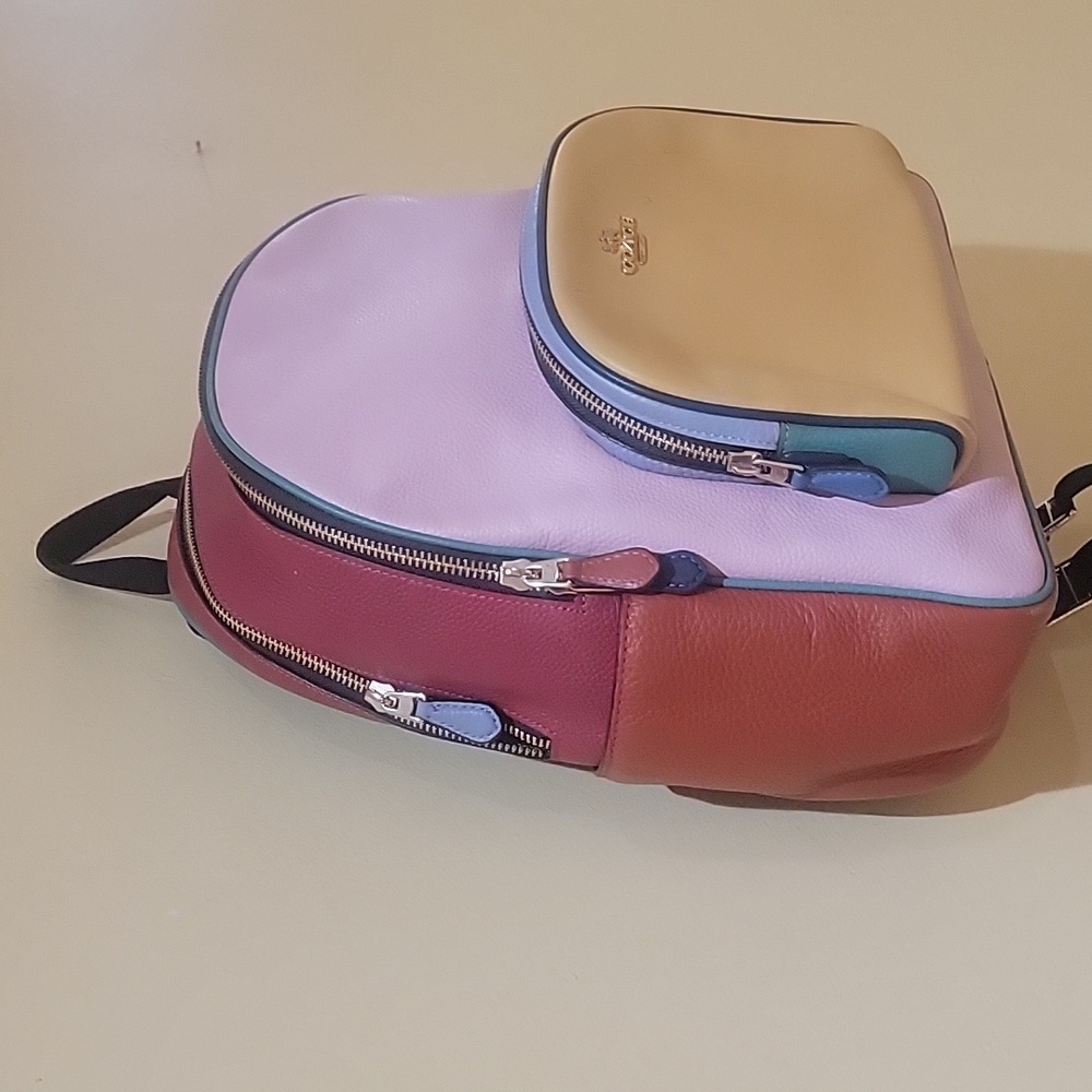 Coach Backpack In Color Block - Picture 4 of 13